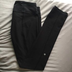 Lululemon reversible black leggings